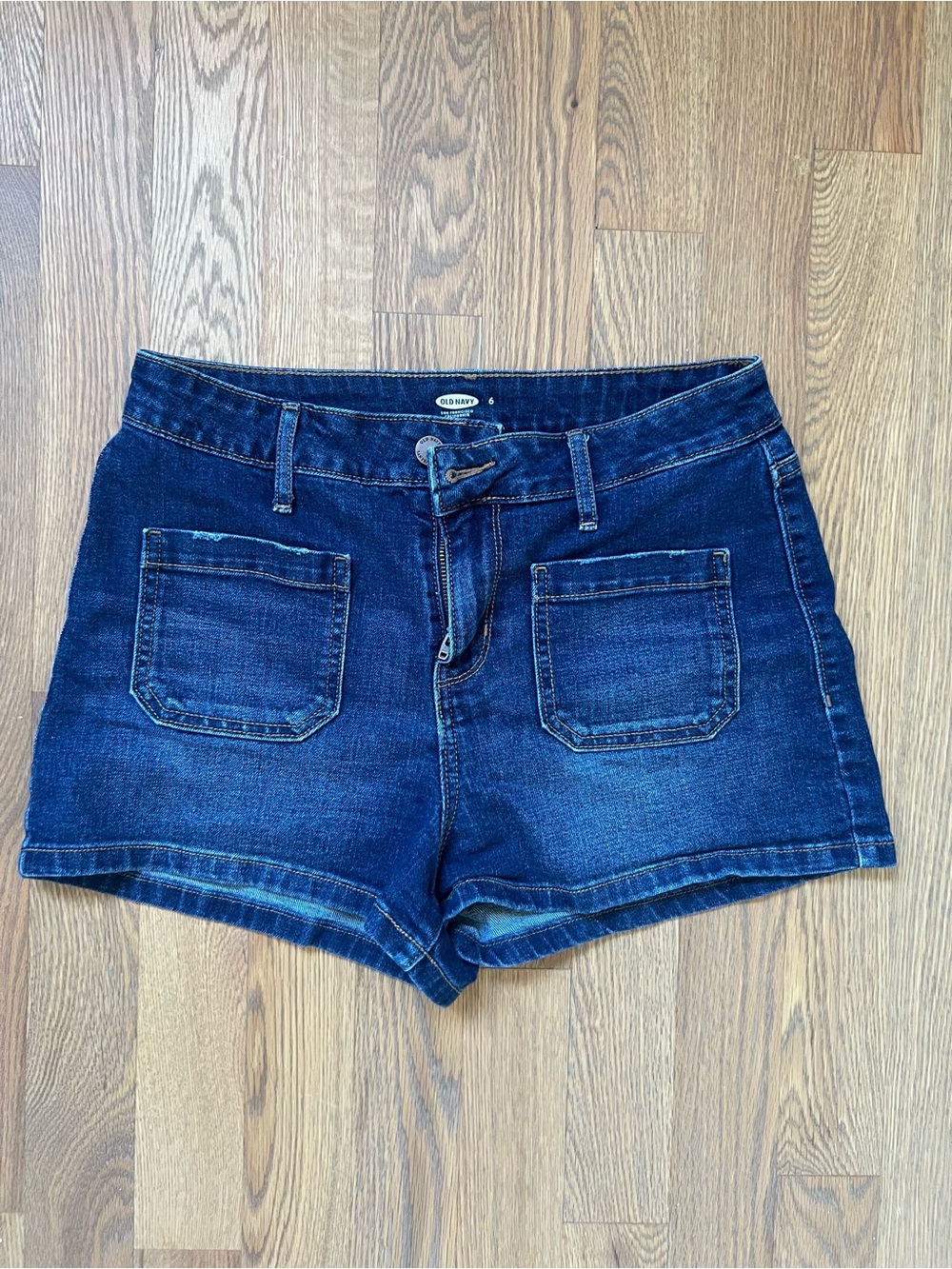 Old Navy Dark Blue Denim Jean Shorts